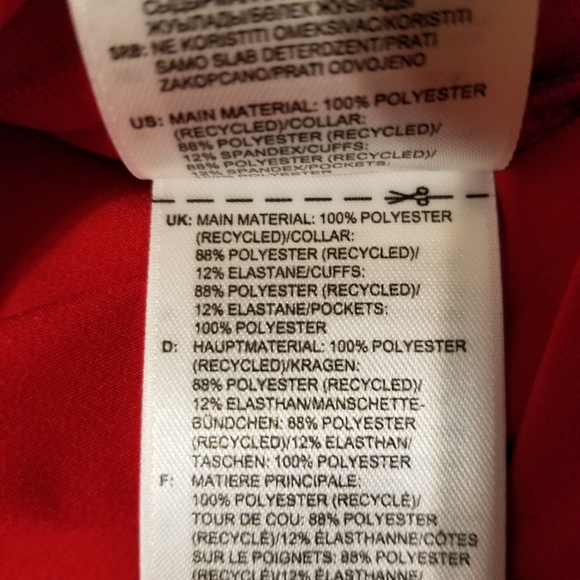 Adidas 1/4 Zip NHL Chicago Blackhawks Aeroready Pullover GI5201 Red Men's Medium - Picture 11 of 11
